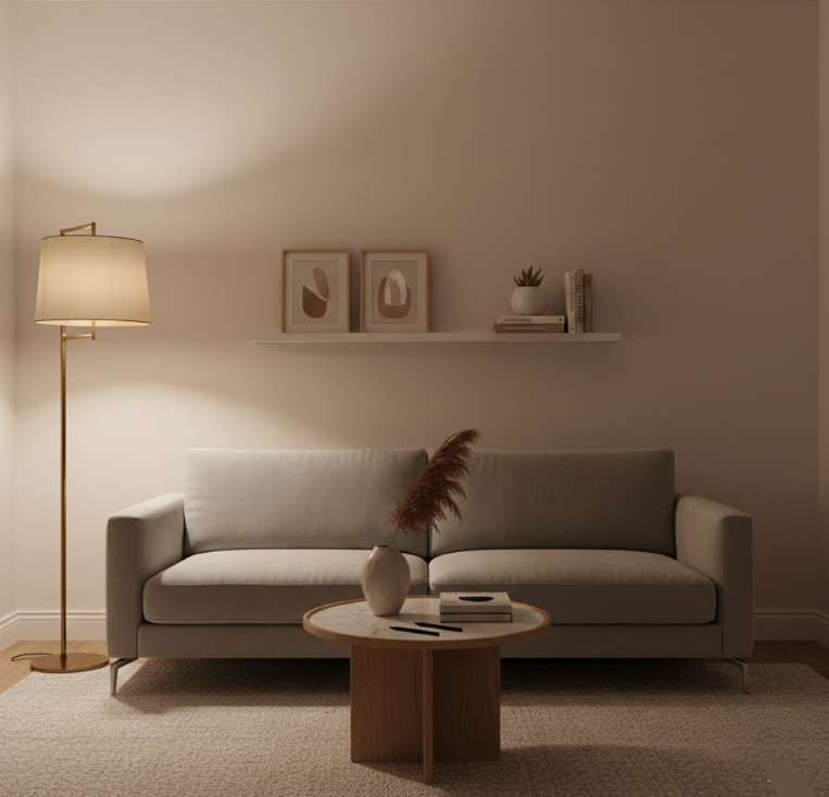 small room visual noise