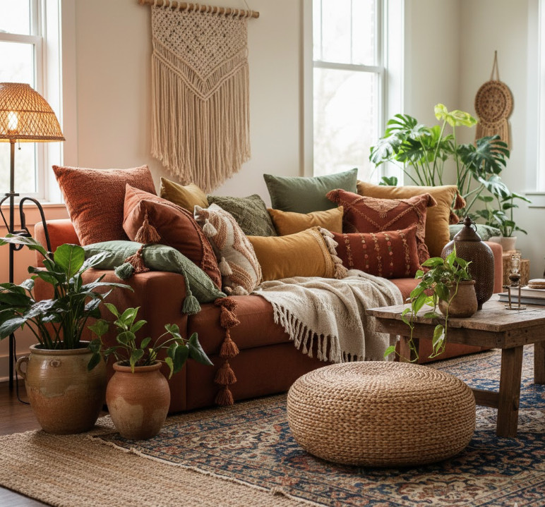 The Foundations Color & Texture in Boho Home Decor