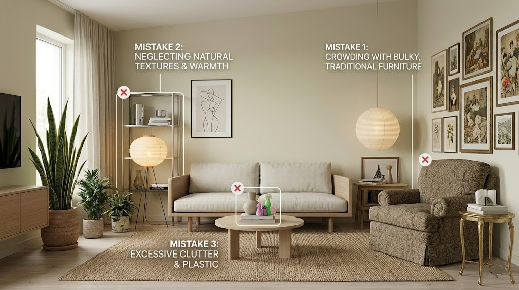 Common Mistakes to Avoid in Japandi Interior Design