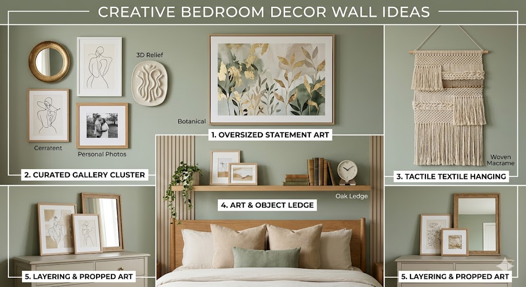 Creative Bedroom Decor Wall Ideas