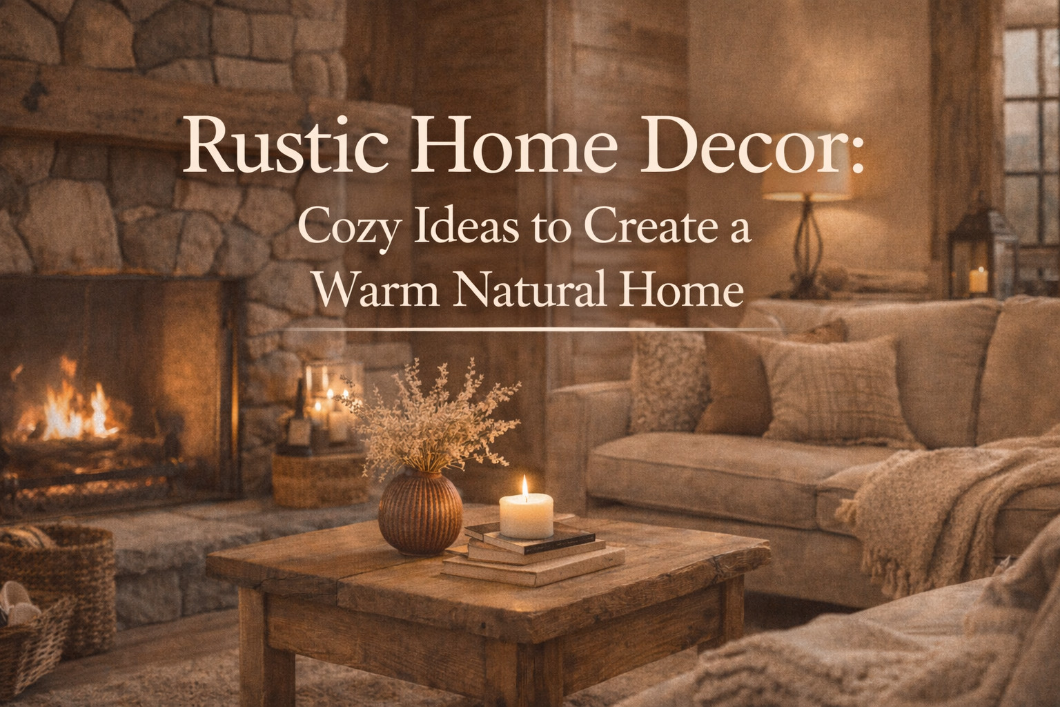 Rustic Home Decor: Cozy Ideas To Create A Warm Natural Home
