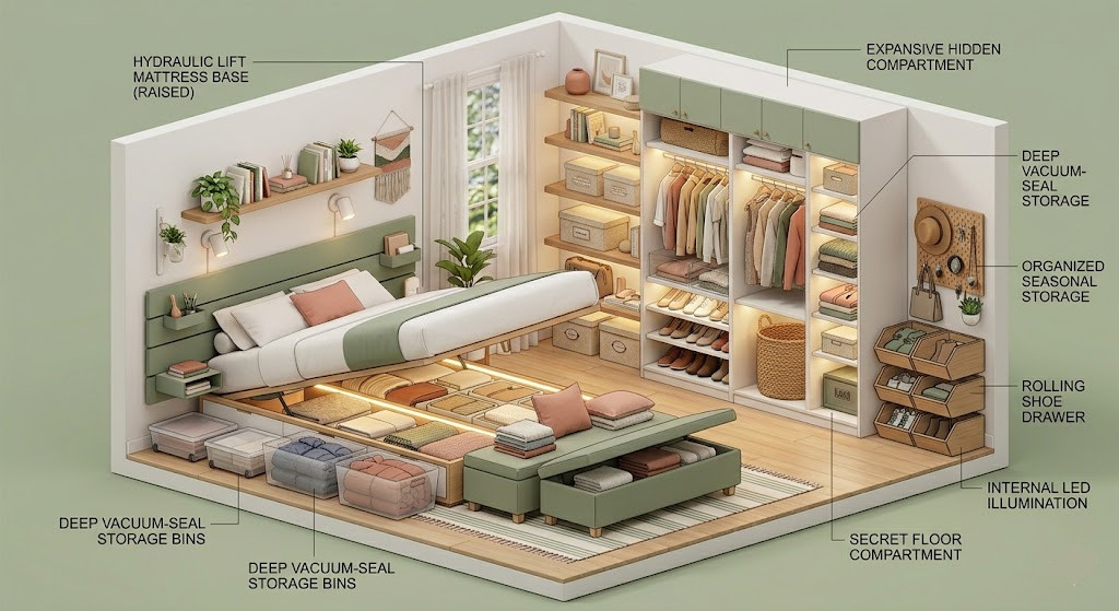 The Hidden Frontier of Bedroom Storage Ideas