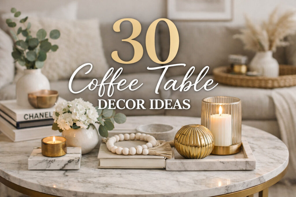 30 Coffee Table Decor Ideas