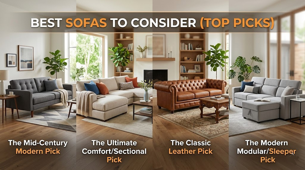Best Sofas to Consider (Top Picks)