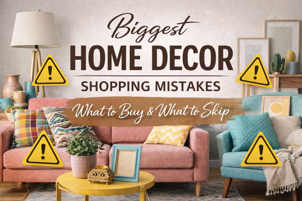 Biggest Home Decor Shopping Mistakes