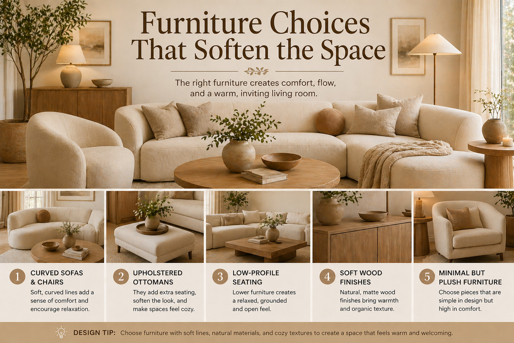 Furniture Choices That Soften the Space