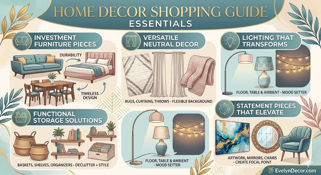 Home Decor Shopping Guide Essentials