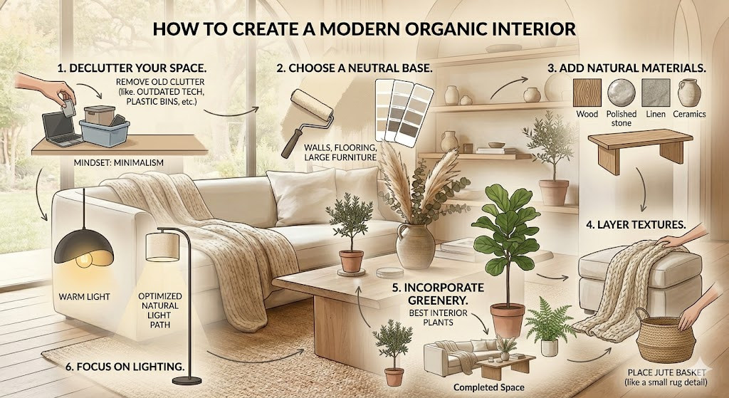 How to Create a Modern Organic Interior