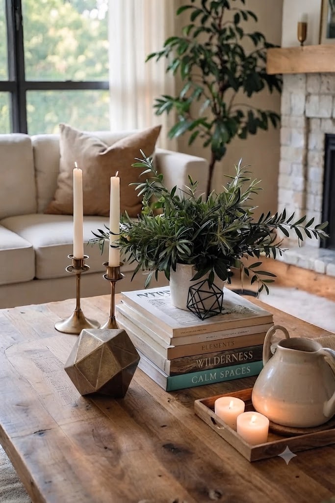 Incorporate Geometric Decor coffee table