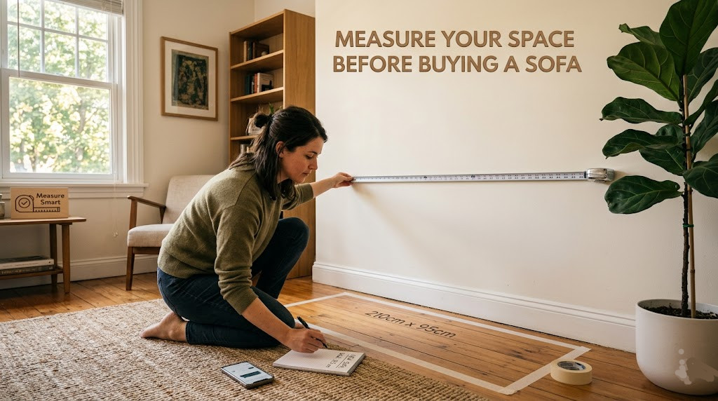 Measure Your Space Before Buying Sofa