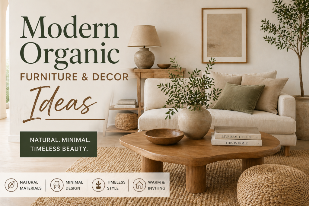 Modern Organic Furniture & Decor Ideas