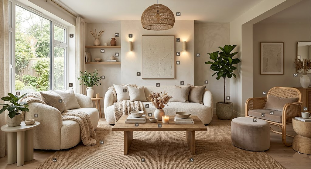 Neutral Living Room Ideas That Feel Warm