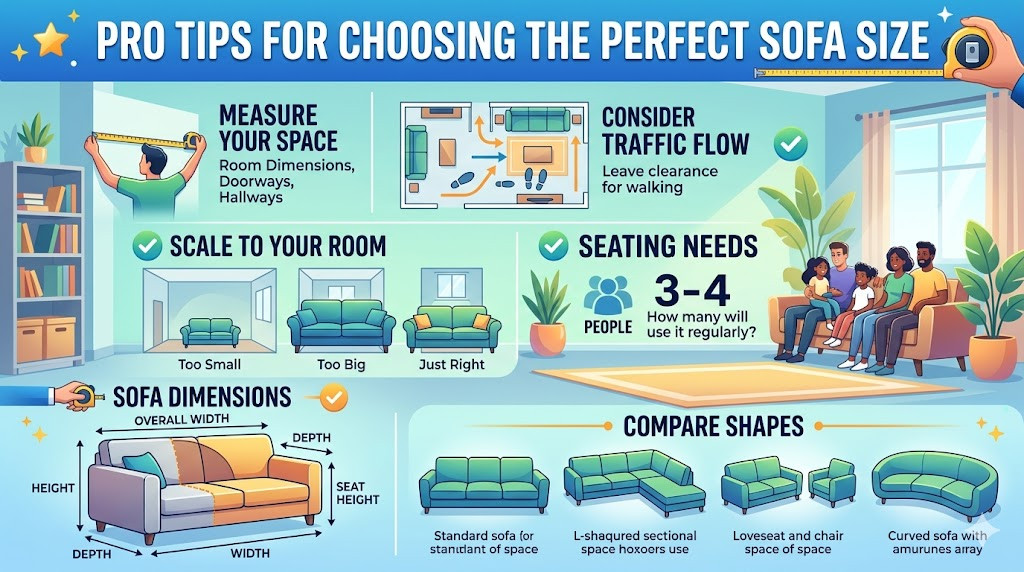 Pro Tips for Choosing the Perfect Sofa Size