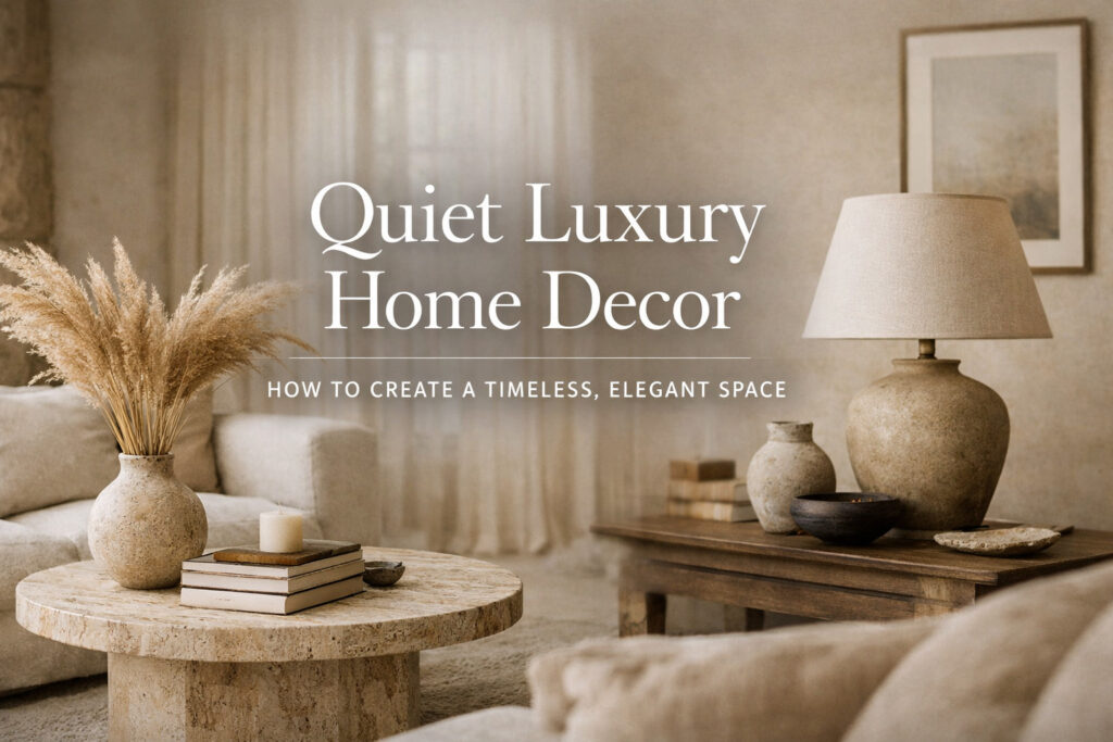 Quiet Luxury Home Decor