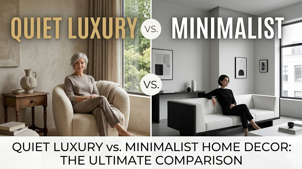 Quiet Luxury vs Minimalist Home Decor