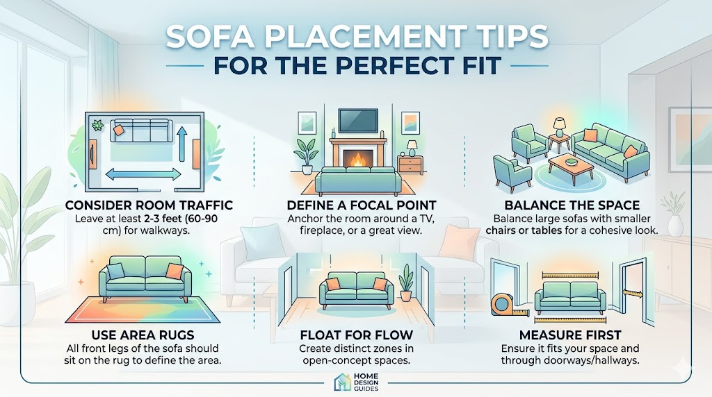 Sofa Placement Tips for the Perfect Fit