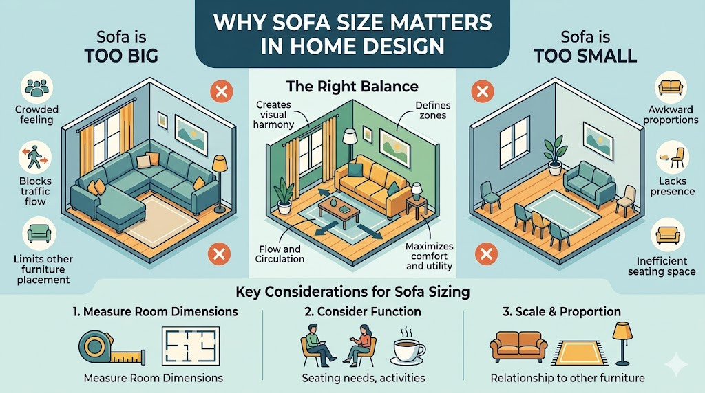 Why Sofa Size Matters in Home Design