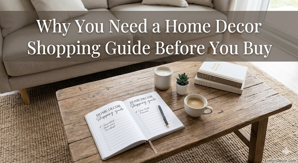 Why You Need a Home Decor Shopping Guide Before You Buy