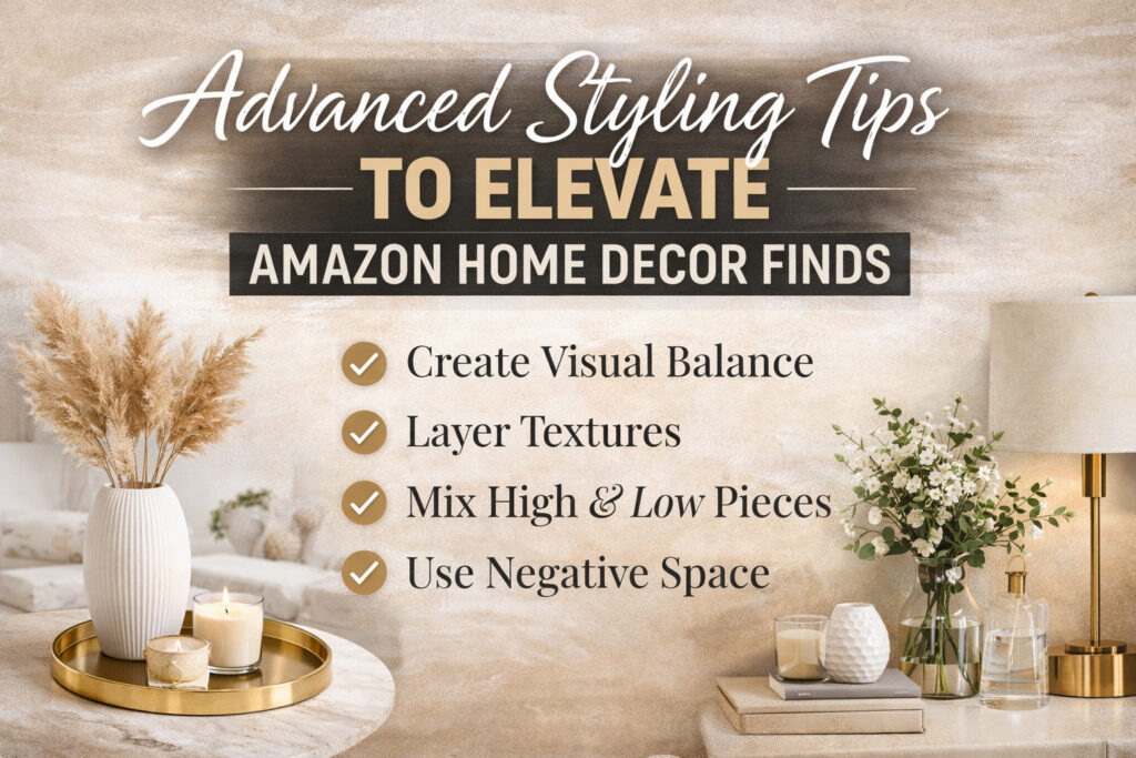 advanced Styling Tips to Elevate Amazon Home Decor Finds