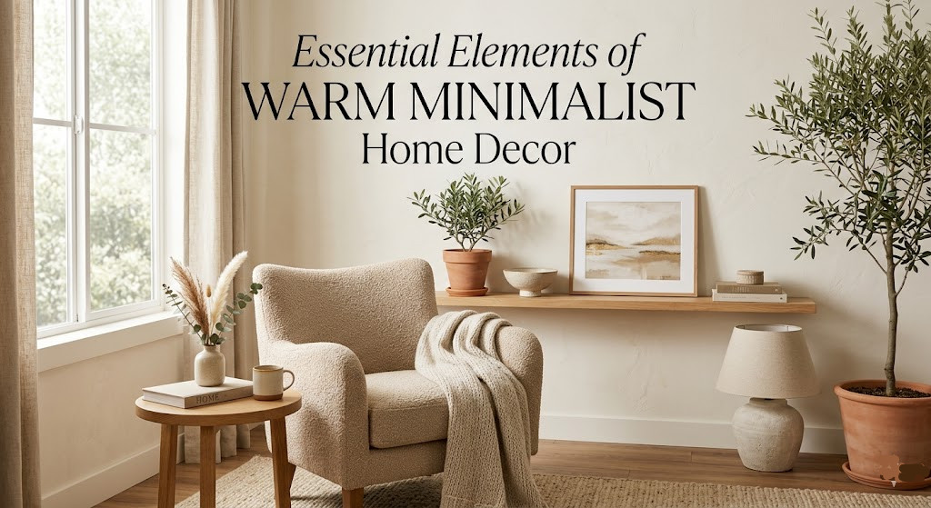 Essential Elements of Warm Minimalist Home Decor