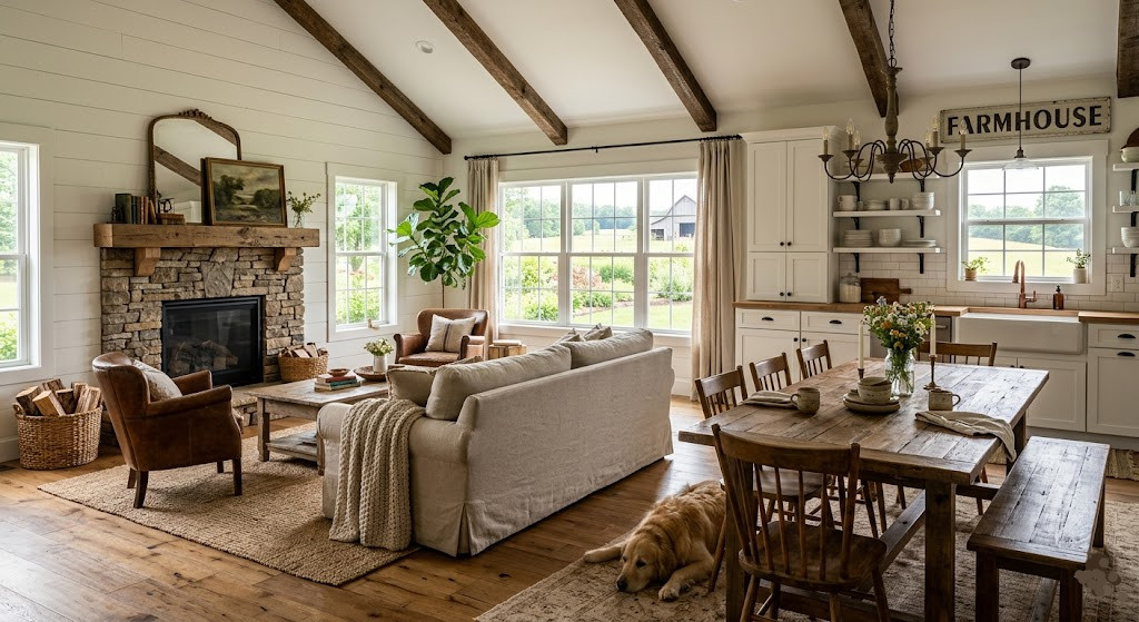 Farmhouse Interior Design Style