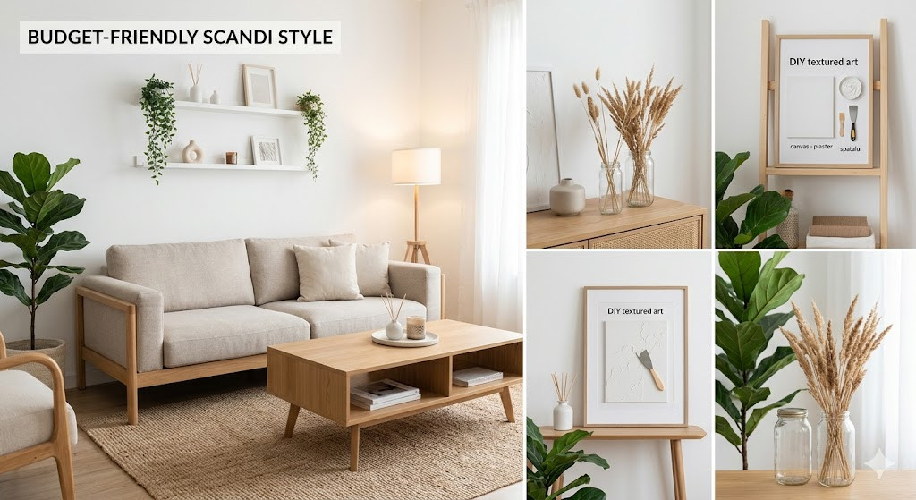 How to Create a Scandinavian Living Room on a Budget