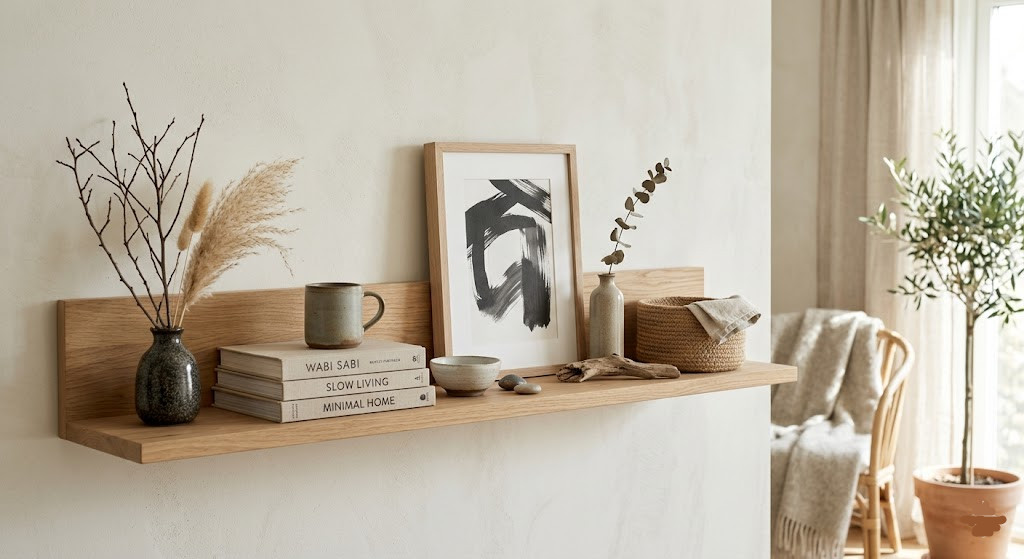 Japandi Shelf Decor