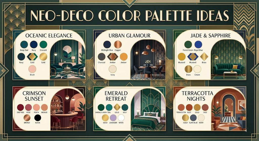 Neo Deco Color Palette Ideas