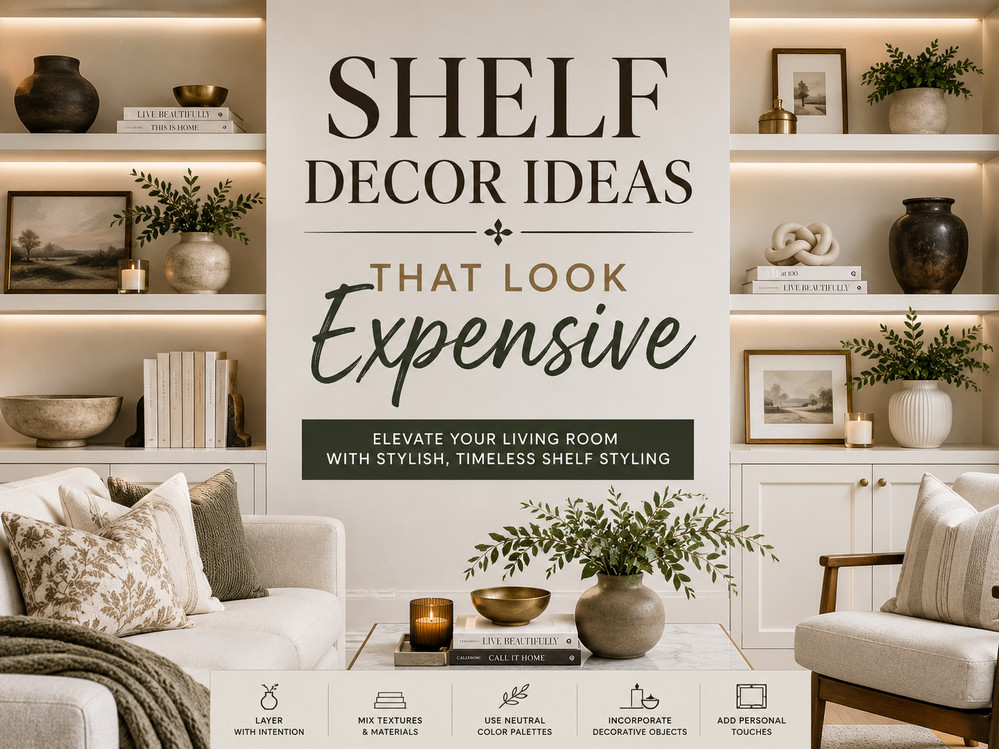 Shelf Decor Ideas That Look Expensive