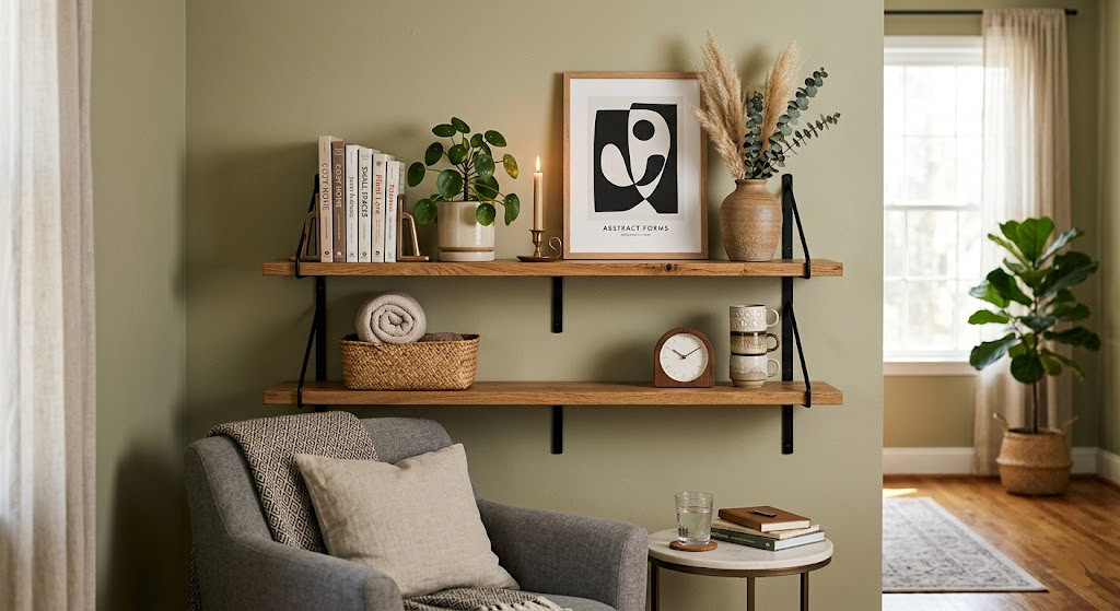 Small Living Room Shelf Decor Ideas