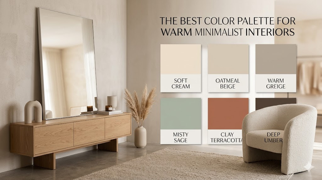 The Best Color Palette for Warm Minimalist Interiors