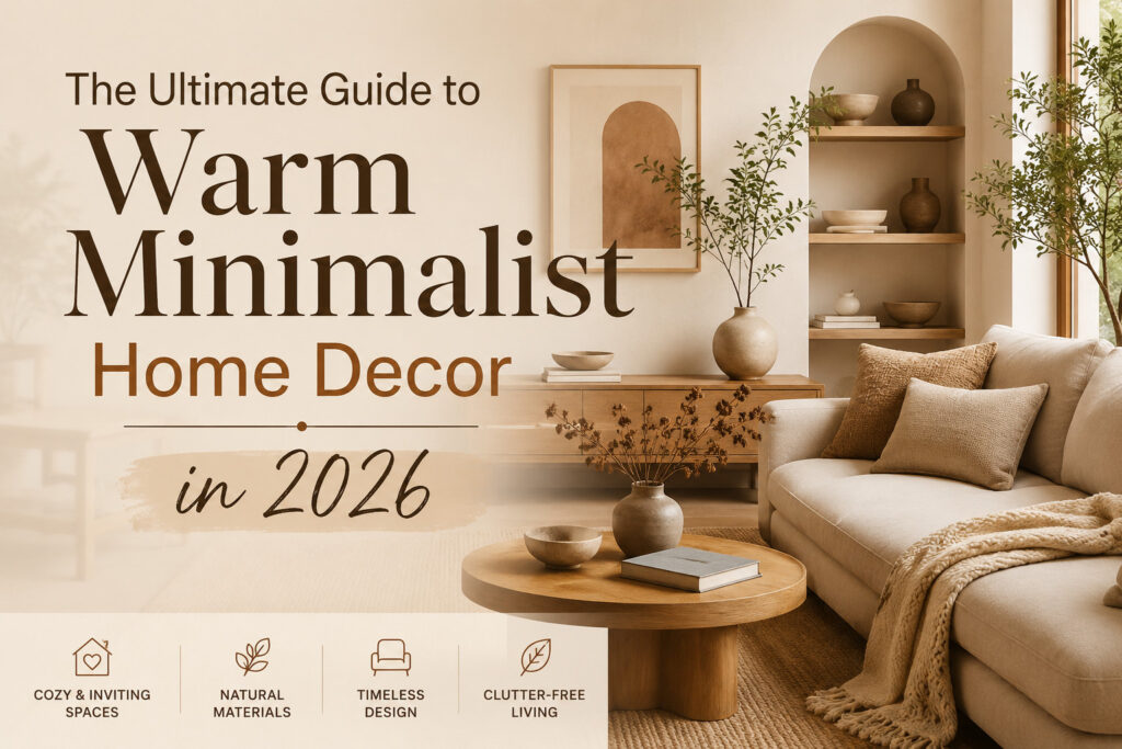 Warm Minimalist Home Decor