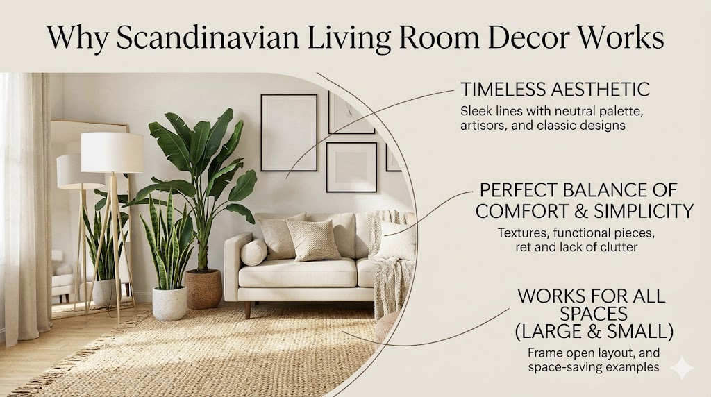 Why Scandinavian Living Room Decor Works