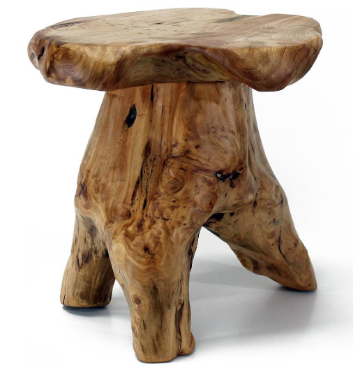 Wooden stools or side tables