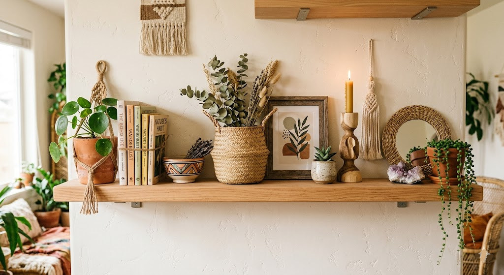 boho Shelf Decor