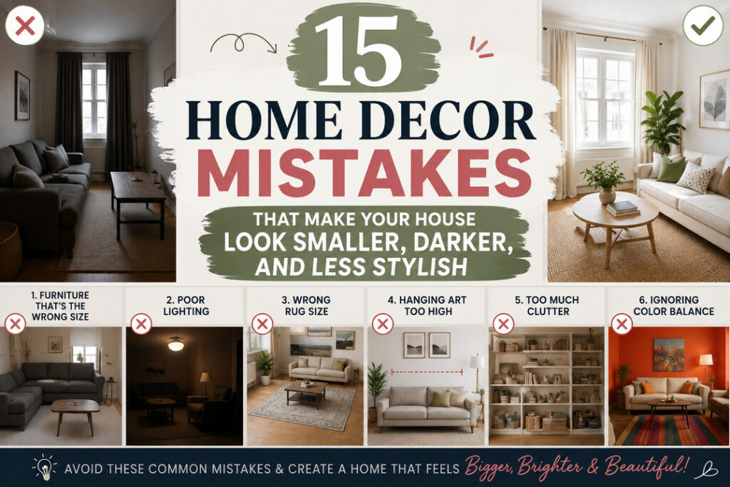 Home Decor Mistakes