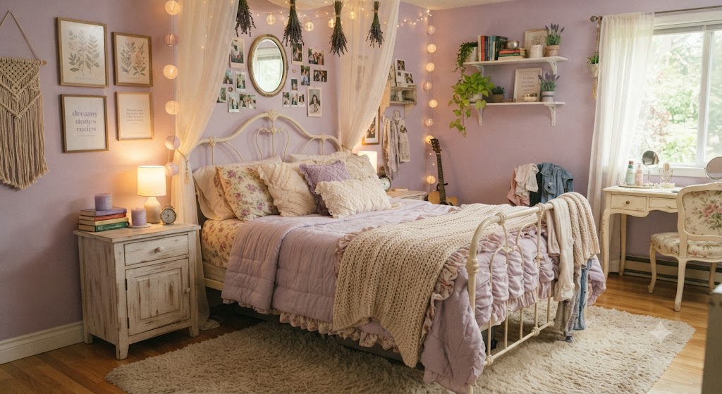 Lavender Bedroom for teenage girl